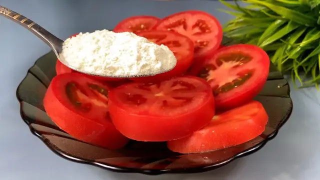 Необычная закуска из помидоров