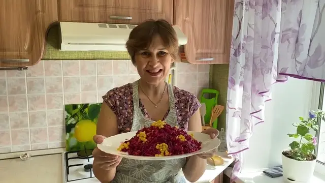 Салат из свёклы вкусный и простой