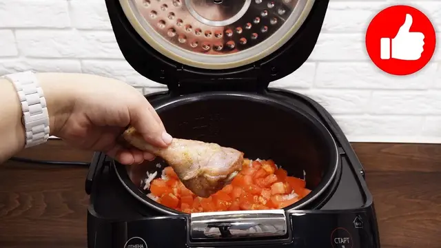 Капуста с курицей в мультиварке