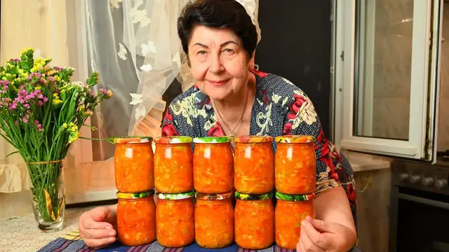 Узбекский салат на зиму
