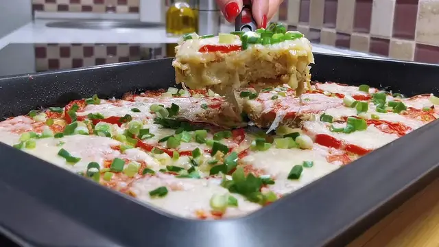 Запеканка с фаршем и капустой 