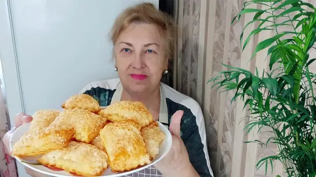Вкусное печенье из слоеного теста