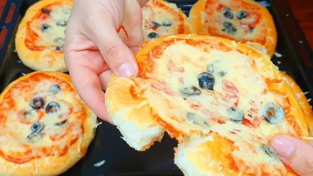 Домашняя мини пицца