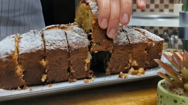 Вкусный кекс с апельсином и шоколадом