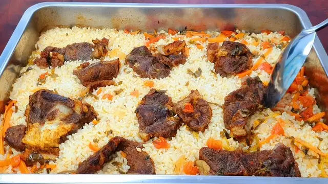 Вкусная запеканка из риса на ужин