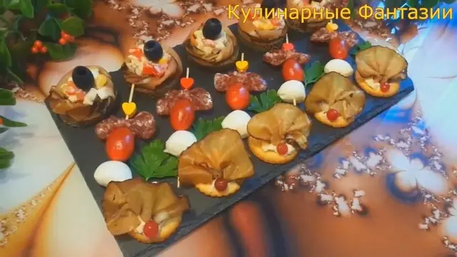 4 шикарных закуски на праздничный стол