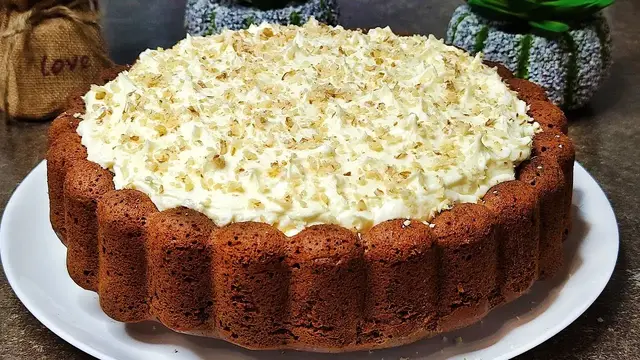 Шоколадный пирог с заварным кремом