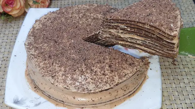Блинный торт с кремом
