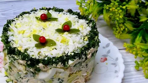 Салат с курицей на каждый день 