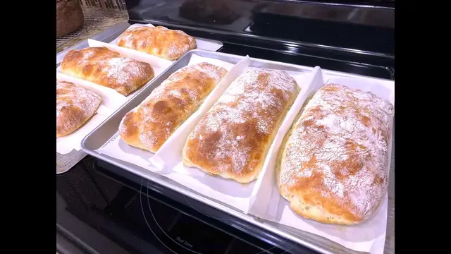 Домашний хлеб из картошки Чиабатта