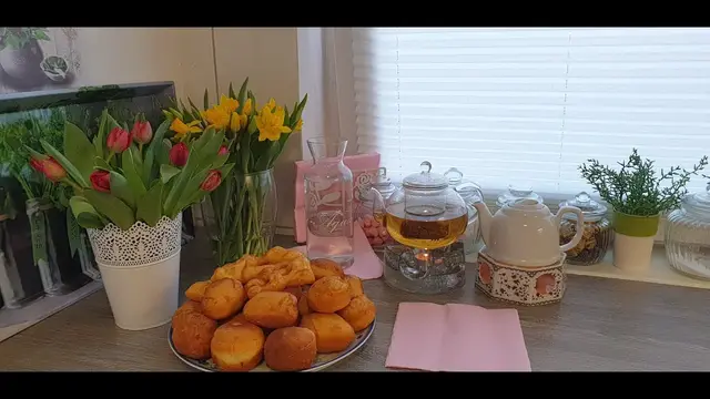 Пончики на сметане 