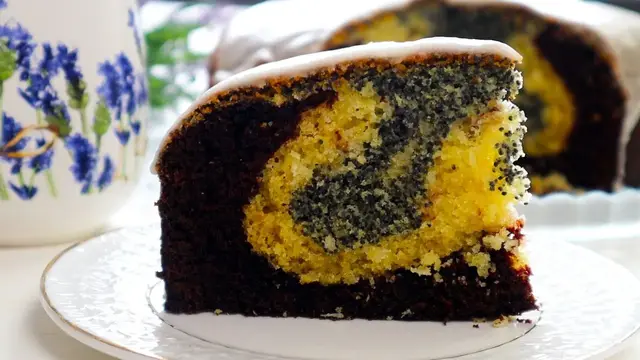Воздушный пирог с тремя вкусами