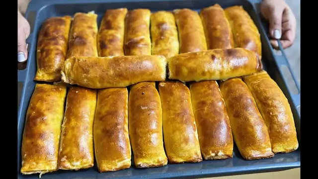 Воздушные пирожки с яблоками