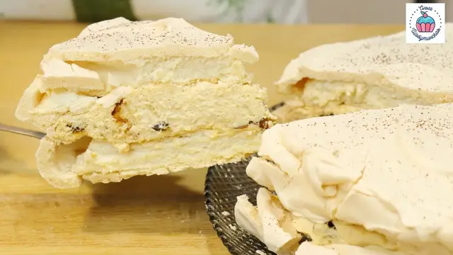 Меренговый торт с карамельным вкусом