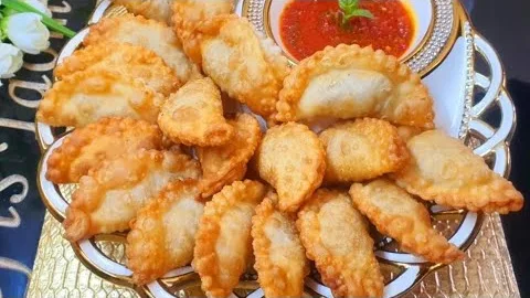 Хрустящие пирожки с фаршем