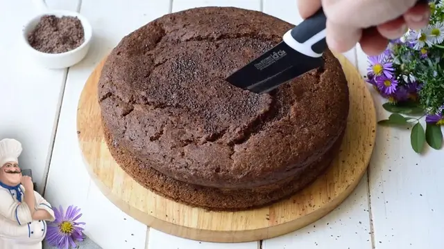 Шоколадный кабачковый пирог