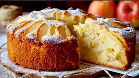 Шарлотка из творога