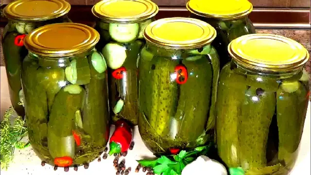 Консервированные огурцы на зиму без уксуса