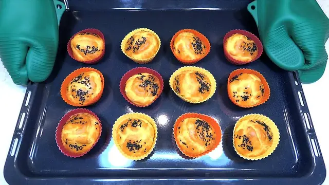 Заливные сырные булочки