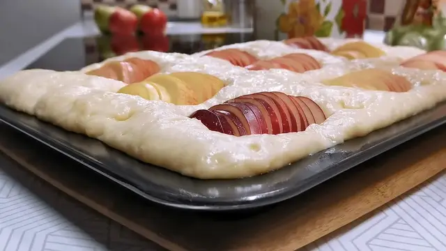 Пирог с яблоками 
