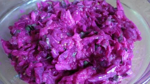 Новый салат со свеклой на каждый день