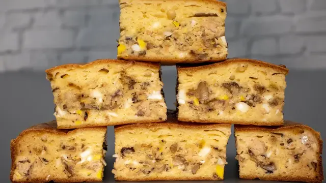 Заливной пирог с рыбой 