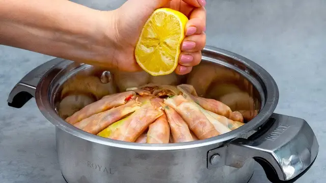 Вкусные голубцы с лимоном