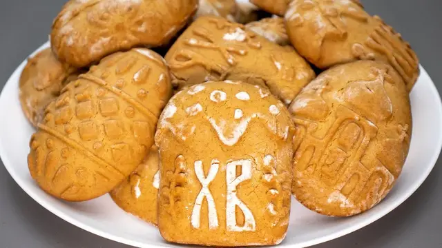 Очень вкусные печатные пряники на Пасху