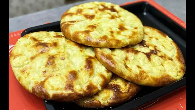 Лепёшки с картошкой и сыром