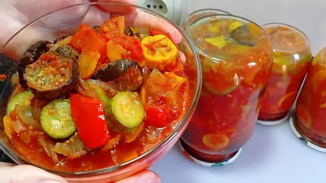 Овощное рагу на зиму