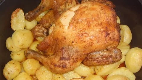 Курица с картошкой