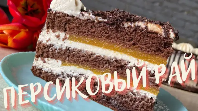 Шоколадный бисквитный торт