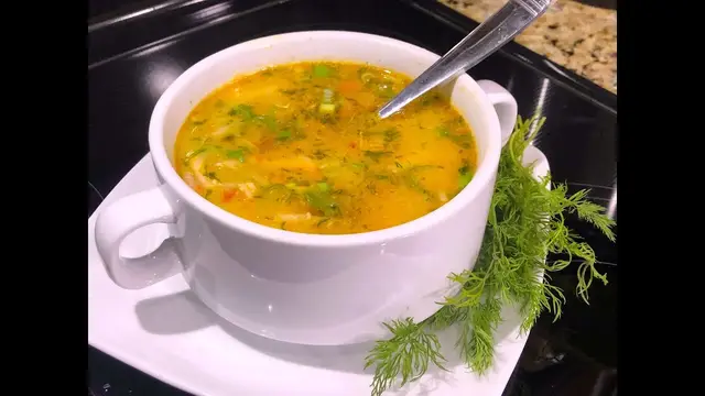 Домашний куриный суп