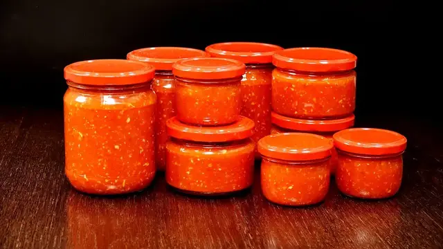 Аджика на зиму без сахара и уксуса