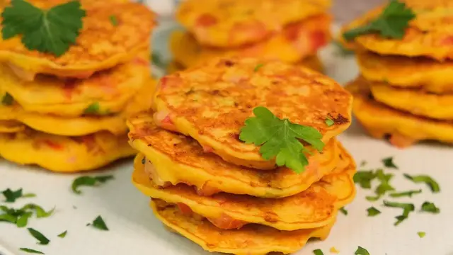 Оладьи со вкусом пиццы