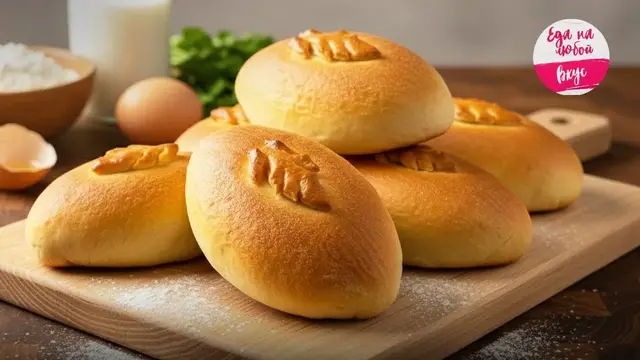 Сочные пирожки с яблоками и грушами 