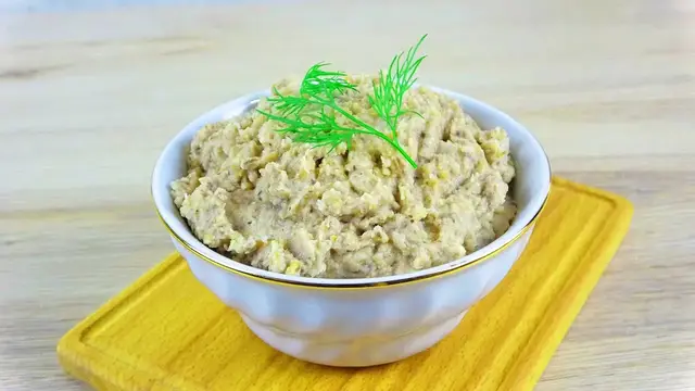 Рецепт паштета из фасоли, грибов и орехов