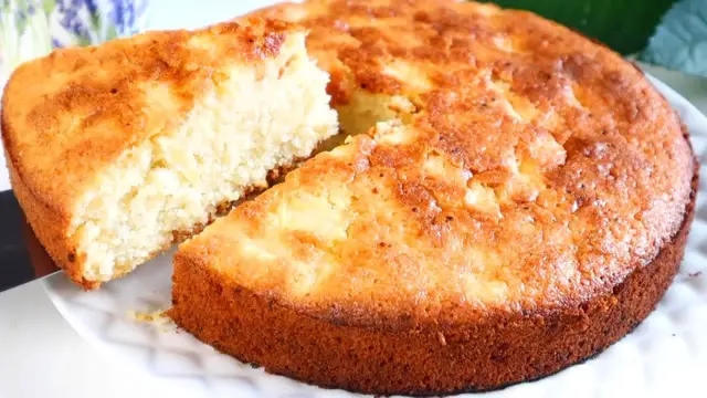 Нежный и мягкий яблочный пирог 