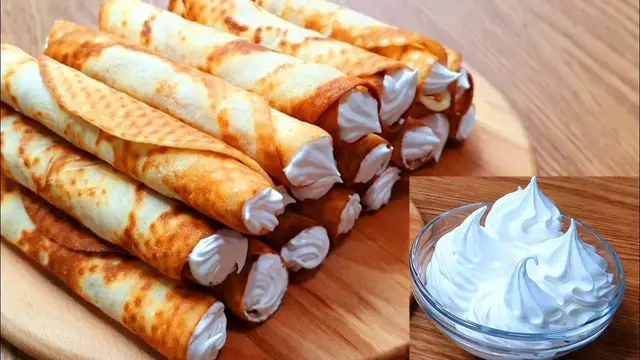 Эффектные трубочки печенье