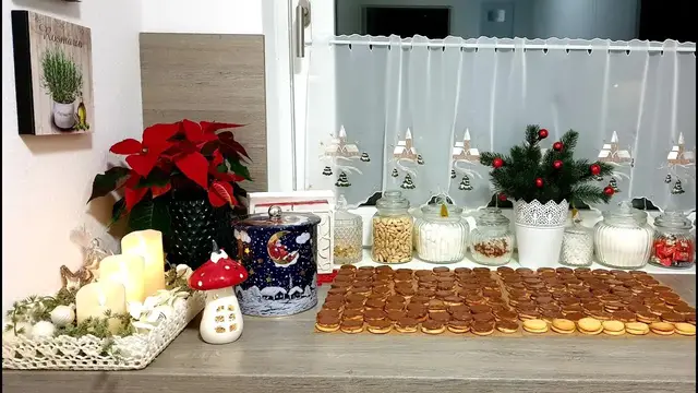 Домашнее слоёное печенье к чаю
