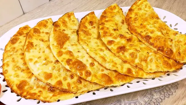 Домашние чебуреки без масла и замеса теста