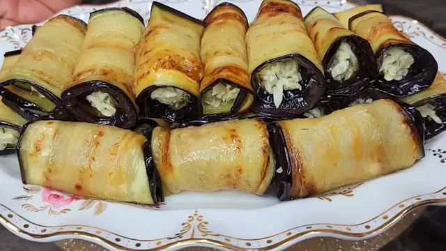 Рулет из баклажана