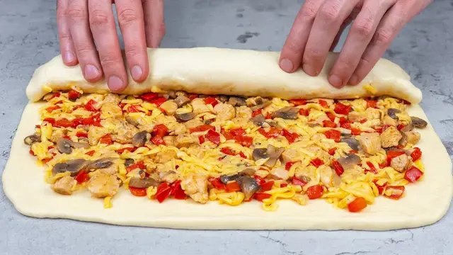 Курица с грибами без духовки