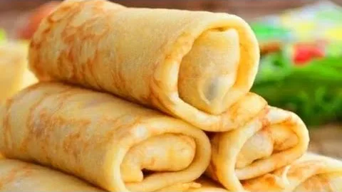 Сытные блинчики с мясом