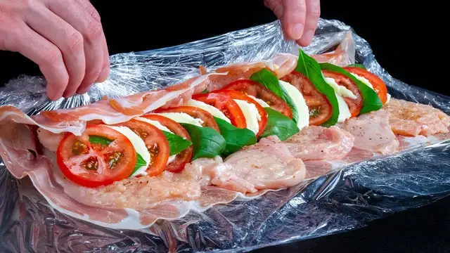 Вкусный куриный рулет