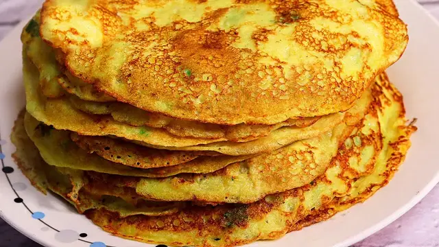 Вкусные сытные блины