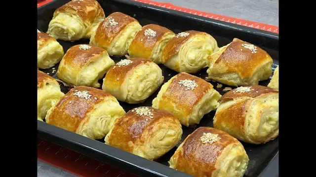 Воздушные булочки с сыром