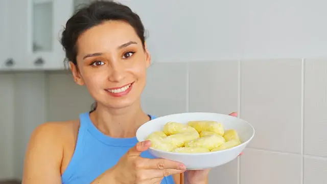 Пышные ленивые вареники с творогом