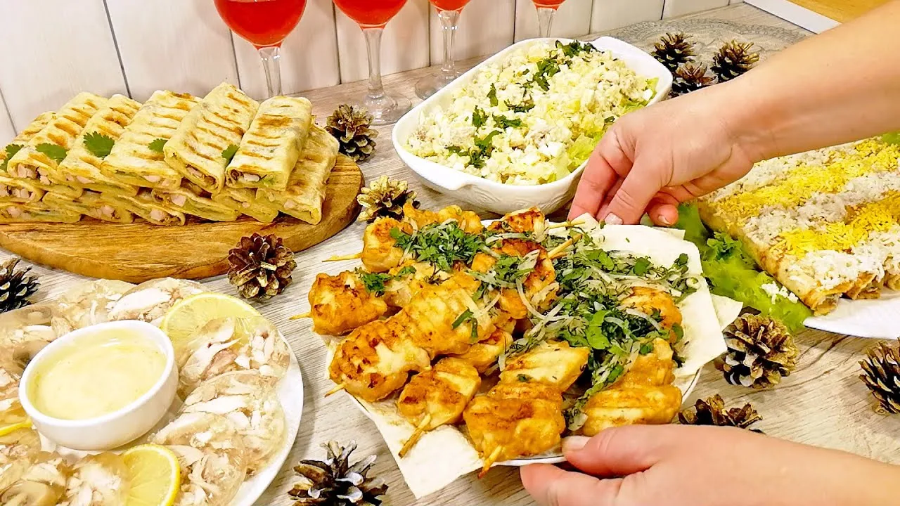 Праздничные блюда из курицы