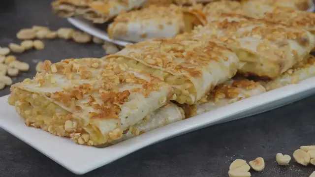 Вкусный десерт из лаваша